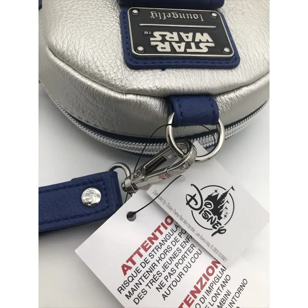Loungefly Disney Parks Star Wars R2-D2 Droid Wristlet Mini Belt Bag